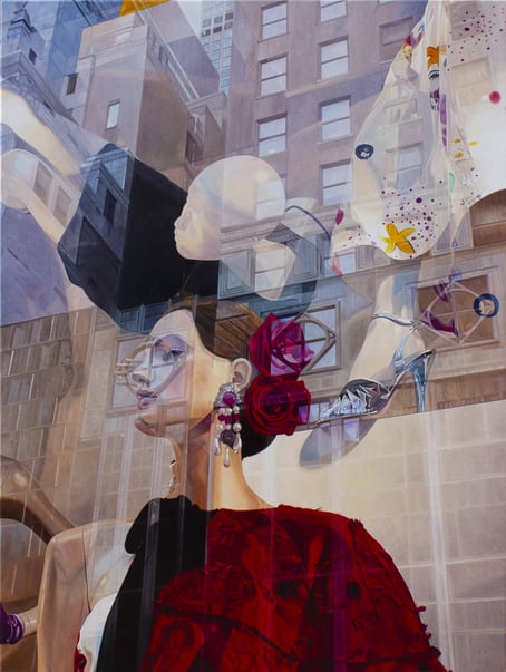 Lieder - A Heart in New York - 63 x 47